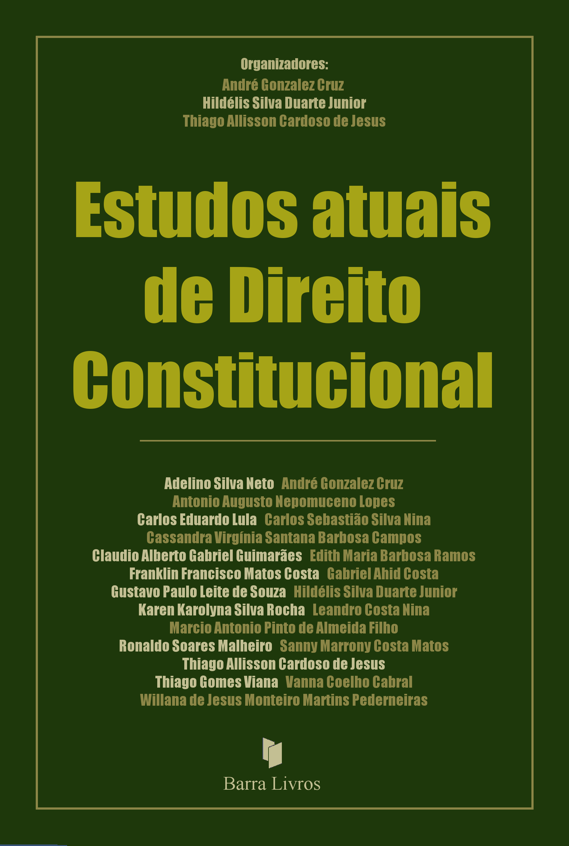Capa do livro Estudos atuais do Direito Constitucional